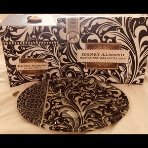 MICHEL DESIGN SOAP, CANDLE &DISH 3pc